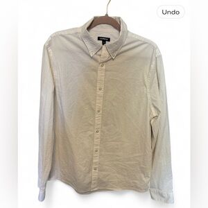 Express Men's Cream Shirt